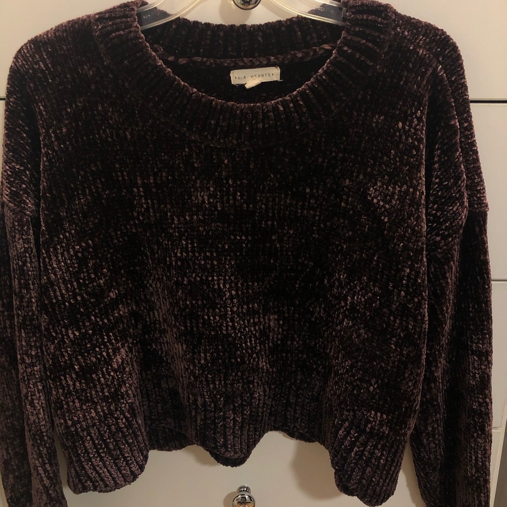 Dark purple sweater